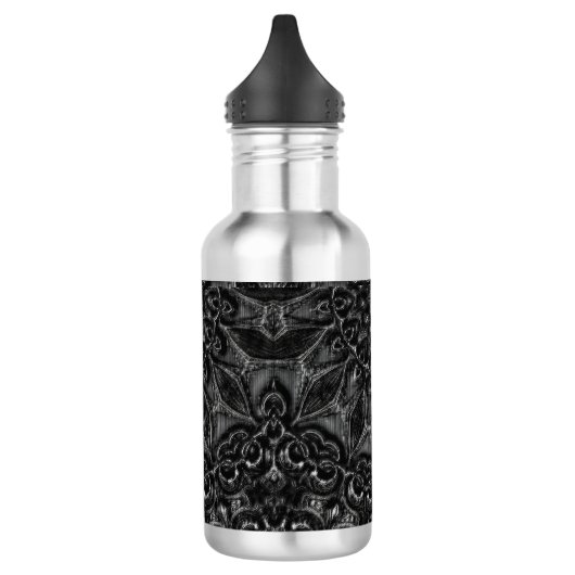 Charcoal Mandala Waterfles (Links)