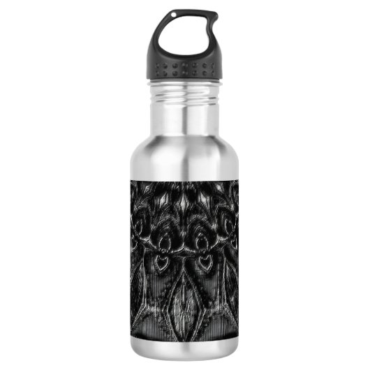 Charcoal Mandala Waterfles (Voorkant)