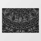 Charcoal Mandala Window Cling Raamsticker (Vel)