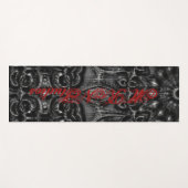 Charcoal Mandala Yoga Mat (Voorkant (horizontaal))