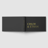 Charcoal Modern Wedding Folie gastenboek (Volledig)