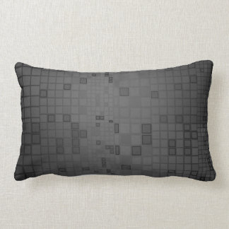 Charcoal Mosaic Pillow Lumbar Kussen