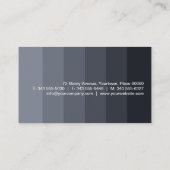 Charcoal Ombre Panels Visitekaartje (Achterkant)