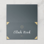 Charcoal Passover Plaatskaartje (Buitenkant ongevouwen)