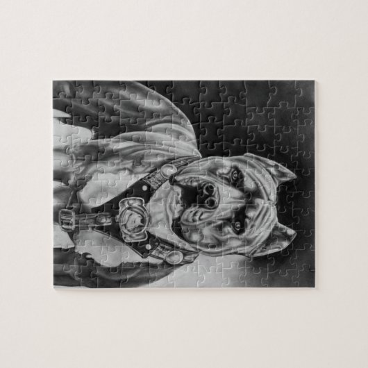 CHARCOIL PITBULL DRAWING PUZZZLE LEGPUZZEL (Horizontaal)