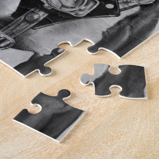 CHARCOIL PITBULL DRAWING PUZZZLE LEGPUZZEL (Zijkant)