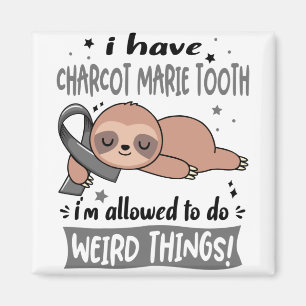 Charcot Marie Tooth Awareness Month Ribbon Gifts Magneet