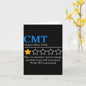 Charcot Marie Tooth Disease Awareness Cmt Not Reco Kaart (Gele Bloem)