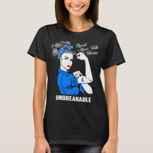 Charcot Marie Tooth Warrior onbreekbaar T-shirt