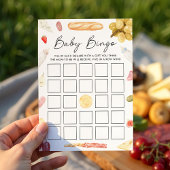 Charcuterie Baby Shower Bingo Card Kaart