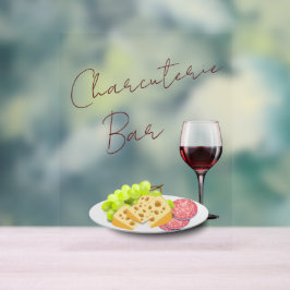 Charcuterie Bar Acryl Bord