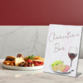 Charcuterie Bar Reclamebord Met Voetstuk