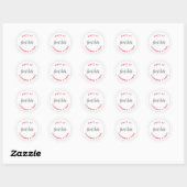 Charcuterie Bekercupstickers Ronde Sticker (Vel)