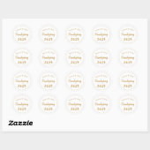 Charcuterie Bekercupstickers Ronde Sticker (Vel)