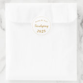 Charcuterie Bekercupstickers Ronde Sticker (Tas)