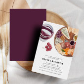 Charcuterie Board Casual Modern Vrijgezellenfeest Kaart