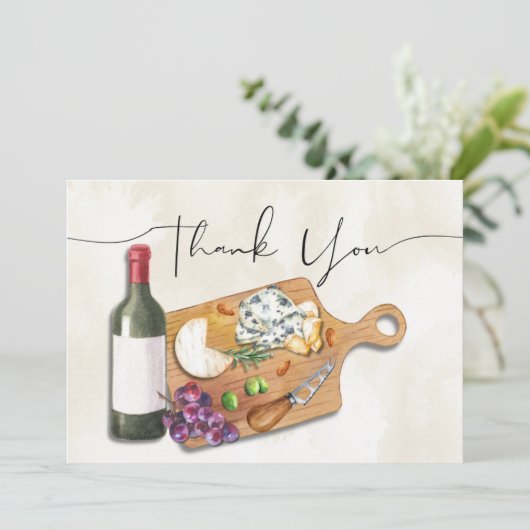 Charcuterie Board Dank u kaart (Staand voorkant)
