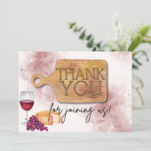 Charcuterie Board Dank u kaart (Staand voorkant)