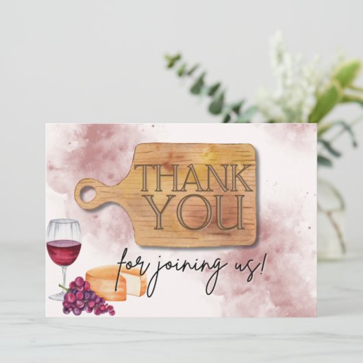 Charcuterie Board Dank u kaart (Staand voorkant)