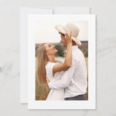 Charcuterie Board Foto Verlovingsfeest Kaart (Achterkant)