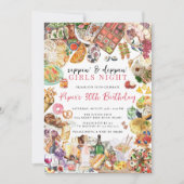 Charcuterie Board Girls Night Party Kaart (Voorkant)