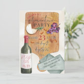 Charcuterie Board Party Uitnodiging (Staand voorkant)