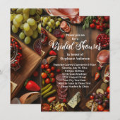 Charcuterie Board Thema Vrijgezellenfeest Kaart (Voorkant / Achterkant)