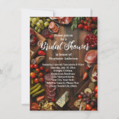 Charcuterie Board Thema Vrijgezellenfeest Kaart (Voorkant)