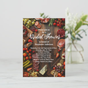 Charcuterie Board Thema Vrijgezellenfeest Kaart