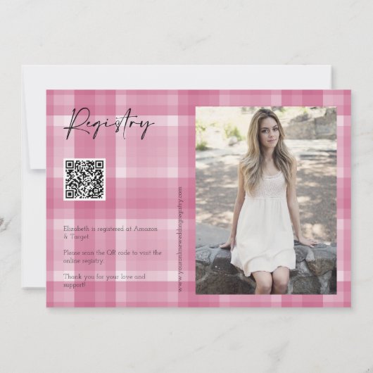 Charcuterie Board Vrijgezellenfeest QR Code Foto Kaart (Achterkant)