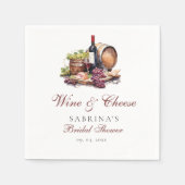 Charcuterie Board Wijn en Vrijgezellenfeest op kaa Servet (Voorkant)