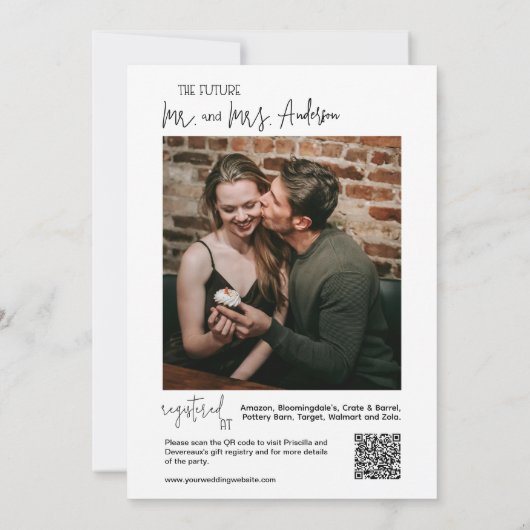 Charcuterie Board Wijn Kaas Paren Douche Foto Kaart (Achterkant)