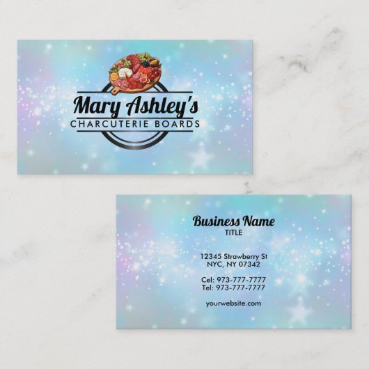 Charcuterie boards visitekaartjes (Voorkant / Achterkant)