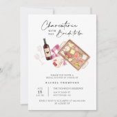 Charcuterie Bord Bruidsfeest QR Code Foto Kaart (Voorkant)