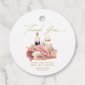 Charcuterie Bord Bruiloft Brunch Bedankjes Labels (Achterkant)