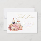 Charcuterie Bord Bruiloft Brunch Bedankkaart (Voorkant)