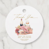 Charcuterie Bord Bruiloftsshowers Bedankjes Labels (Voorkant)