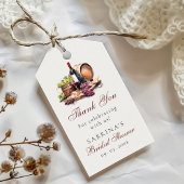 Charcuterie Bord Wijn & Kaas Bruidsmeisjesfeestje Cadeaulabel