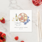 Charcuterie Bord Wijn & Kaas Proost op de Liefde Servet (Insitu)