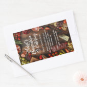 Charcuterie Catering Party or Social Event Planner Rechthoekige Sticker (Envelop)
