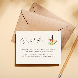 Charcuterie Cheese Display Douche Vrijgezellenfees Informatiekaartje