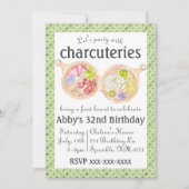 Charcuterie Food Board Verjaardag uitnodiging Groe (Voorkant)