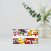 Charcuterie Foods | zich verspreiden Visitekaartje (Staand voorkant)