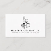 Charcuterie Gourmet Grazing & Wine Catering Visitekaartje (Voorkant)