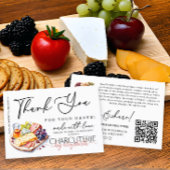 Charcuterie Grazing Board Bestellen Bedankt Visitekaartje