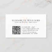 Charcuterie Grazing Board Modern Visitekaartje (Achterkant)