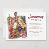 Charcuterie Kaasplank Housewarming Party Kaart (Voorkant)