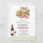 Charcuterie Party Invitation Kaart (Voorkant)
