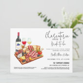 Charcuterie Party met de bruid QR Code Foto Kaart (Staand voorkant)