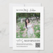 Charcuterie Party met de bruid-to-be QR-code Kaart (Achterkant)